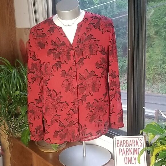 WOMEN'S COLDWATER CREEK BLOUSE- Sz L (14) - Picture 1 of 5